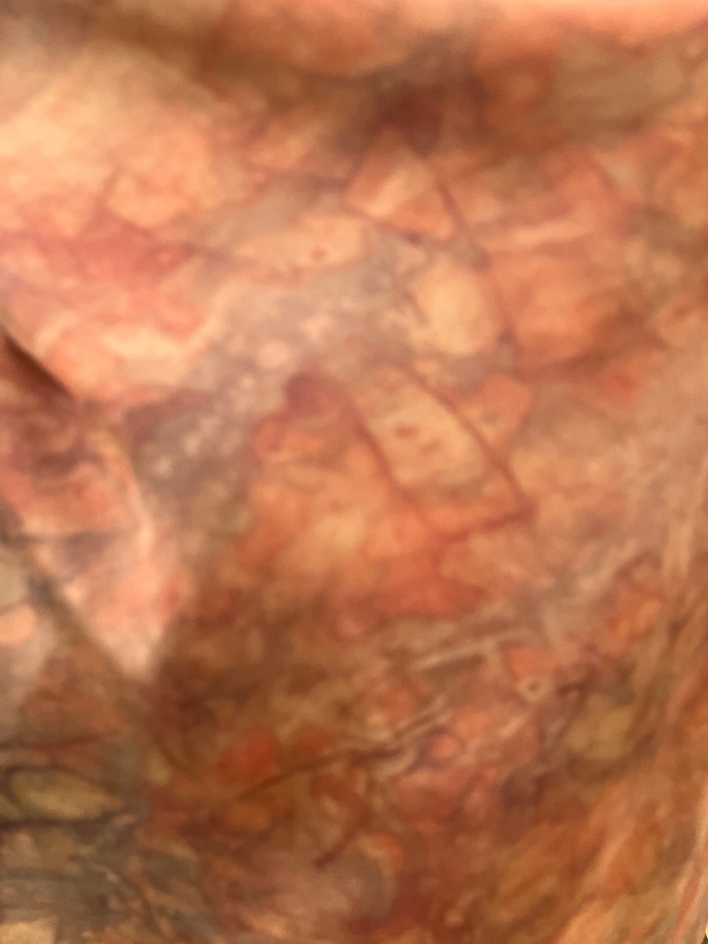 Silk Habotai Scarf/Shawl hand printed with onion skins  [SC229] image 3